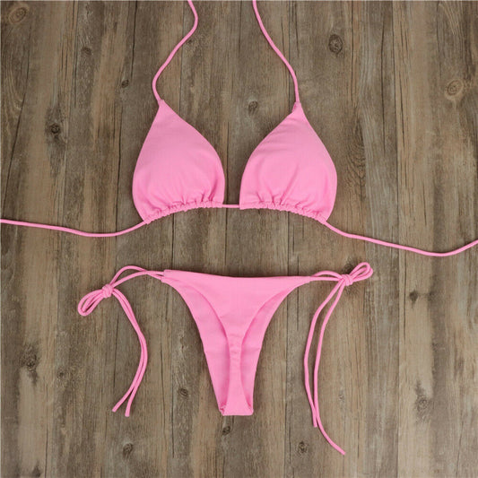 TANIA'S PINK BIKINI SET