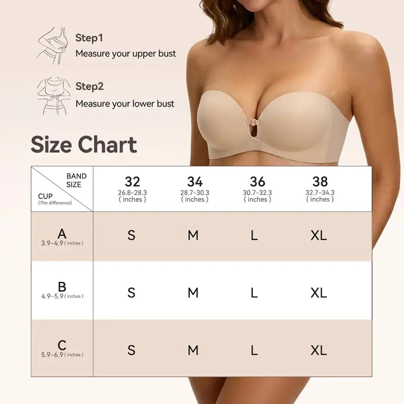 Strappy® - The Strapless Push Bra