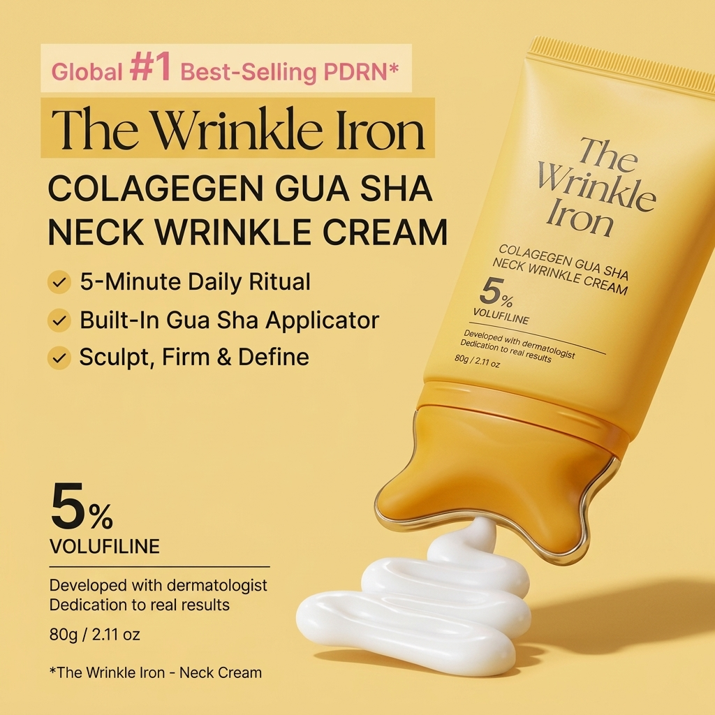The Wrinkle Iron® Engineered to Reverse the Deep 'Pucker Lines' Caused by Vapes, Smoking, and Repetitive Skin Bunching.