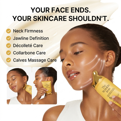 The Wrinkle Iron® Engineered to Reverse the Deep 'Pucker Lines' Caused by Vapes, Smoking, and Repetitive Skin Bunching.